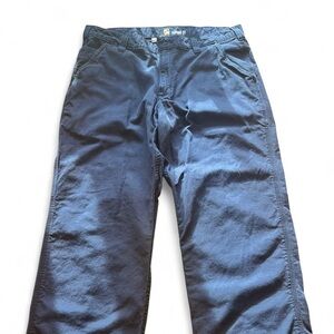 Carhartt Rugged Flex Rigby Dungaree Navy Cargo Pants 36x28